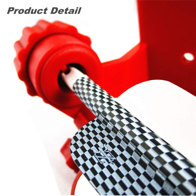 Zhan Yi Fletching Tool Jig with Right Straight and Helix Clamps for DIY Archery Arrows Feathers Vanes (Red) - Image 5